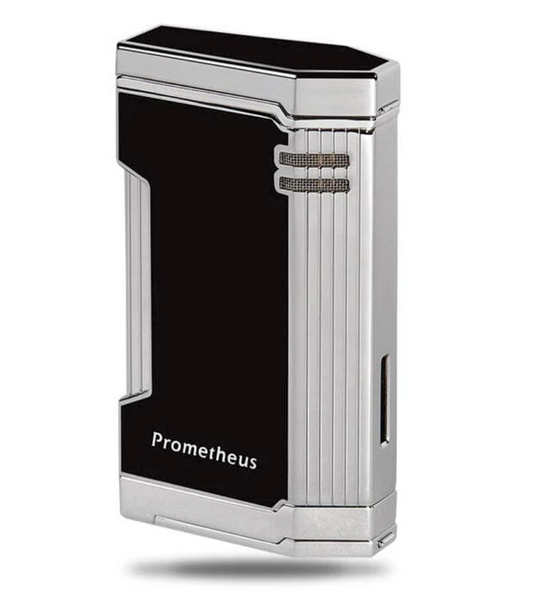 Prometheus Black Lacquer Triple Torch Lighter
