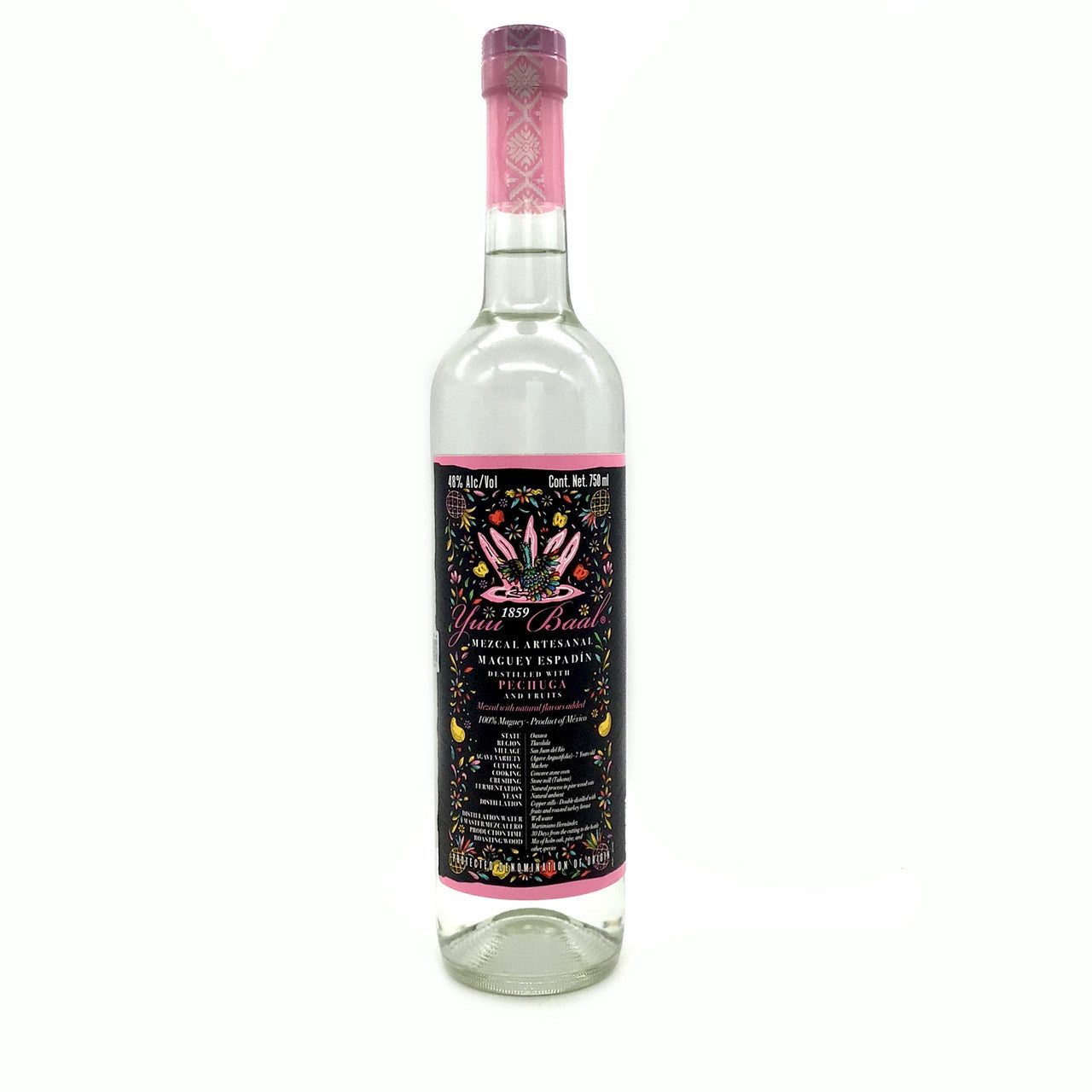 Yuu Baal Mezcal Artesanal Pechuga y Frutas 750ml