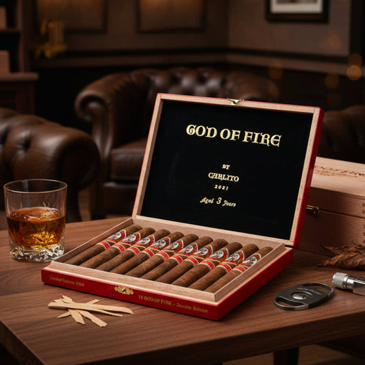God Of Fire By Carlito Double Robusto