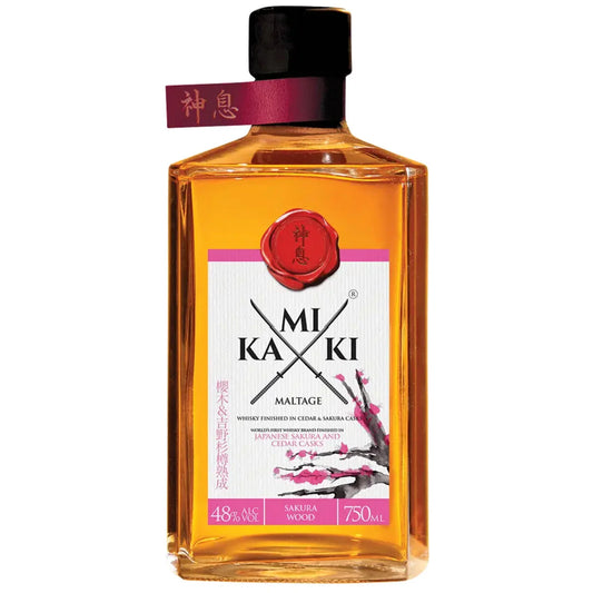 Kamiki Sakura Wood Japanese Whisky  750ml