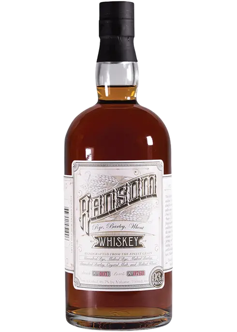 Ransom Rye, Barley, Wheat Whiskey 750ml